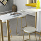 Faux Marble Table and Stool Set 1/2/3/4/5 Pieces Pub Dining Set Clearhalo 'Bar Furniture' 'furn' 'furn_home_bar_bar_sets' 'Furniture' 'Home Bars & Bar Sets' 'home_bar_bar_sets' 'Kitchen & Dining Furniture' 6687280