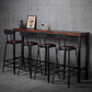 Industrial Style Bar Set 1/5 Pieces Solid Wood Rectangle Pub Dining Set for Indoor Clearhalo 'Bar Furniture' 'furn' 'furn_home_bar_bar_sets' 'Furniture' 'Home Bars & Bar Sets' 'home_bar_bar_sets' 'Kitchen & Dining Furniture' 6687298