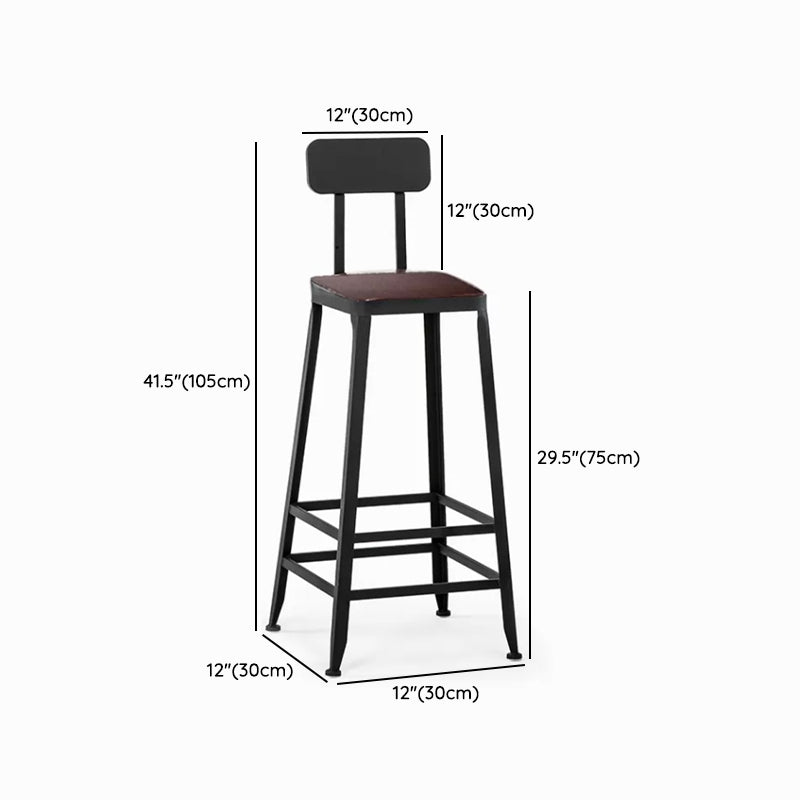 Industrial Style Bar Set 1/5 Pieces Solid Wood Rectangle Pub Dining Set for Indoor Clearhalo 'Bar Furniture' 'furn' 'furn_home_bar_bar_sets' 'Furniture' 'Home Bars & Bar Sets' 'home_bar_bar_sets' 'Kitchen & Dining Furniture' 6687309