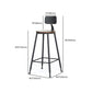 Industrial 1/2/7 Pieces Bar Table Set Rectangle Pine Wood Counter Table with High Stools Clearhalo 'Bar Furniture' 'furn' 'furn_home_bar_bar_sets' 'Furniture' 'Home Bars & Bar Sets' 'home_bar_bar_sets' 'Kitchen & Dining Furniture' 6687332