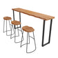 Contemporary Bar Table Set 1/2/4 Pieces Solid Wood Pub Table Set for Indoor Clearhalo 'Bar Furniture' 'furn' 'furn_home_bar_bar_sets' 'Furniture' 'Home Bars & Bar Sets' 'home_bar_bar_sets' 'Kitchen & Dining Furniture' 6687343