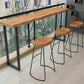 Contemporary Bar Table Set 1/2/4 Pieces Solid Wood Pub Table Set for Indoor Clearhalo 'Bar Furniture' 'furn' 'furn_home_bar_bar_sets' 'Furniture' 'Home Bars & Bar Sets' 'home_bar_bar_sets' 'Kitchen & Dining Furniture' 6687350