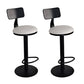 Glam Stone Juego de mesa de bar de 1/2/3 piezas, mesa de bar rectangular con patas de metal para cocina