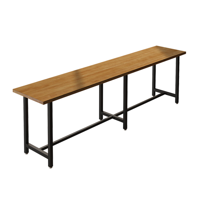 Ensemble de Table de Bar moderne 1/11 pièces, Table de comptoir rectangulaire en bois avec tabourets hauts