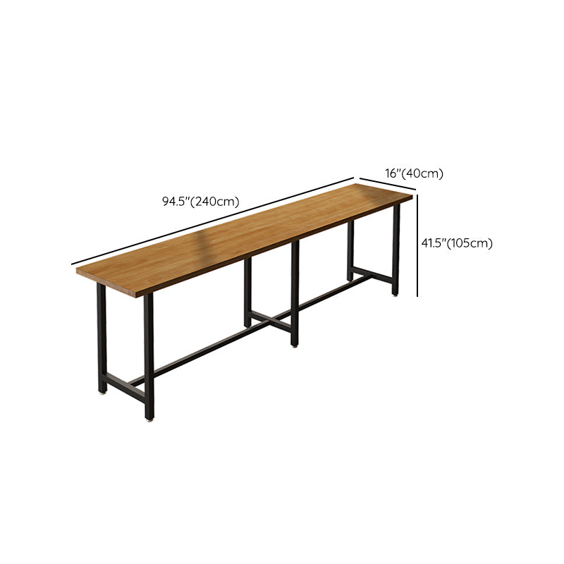Ensemble de Table de Bar moderne 1/11 pièces, Table de comptoir rectangulaire en bois avec tabourets hauts