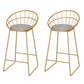 Glam Faux Marble 1/2/3 Pieces Bar Table Set Rectangle Bar Table with Metal Legs Light-Grey 30"H Stools (Set of 2) Clearhalo 'Bar Furniture' 'furn' 'furn_home_bar_bar_sets' 'Furniture' 'Home Bars & Bar Sets' 'home_bar_bar_sets' 'Kitchen & Dining Furniture' 6687441