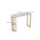 Glam Faux Marble 1/2/3 Pieces Bar Table Set Rectangle Bar Table with Metal Legs Clearhalo 'Bar Furniture' 'furn' 'furn_home_bar_bar_sets' 'Furniture' 'Home Bars & Bar Sets' 'home_bar_bar_sets' 'Kitchen & Dining Furniture' 6687465