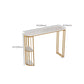 Glam Faux Marble 1/2/3 Pieces Bar Table Set Rectangle Bar Table with Metal Legs Clearhalo 'Bar Furniture' 'furn' 'furn_home_bar_bar_sets' 'Furniture' 'Home Bars & Bar Sets' 'home_bar_bar_sets' 'Kitchen & Dining Furniture' 6687466