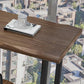 Modern Style Wood 1/2/3 Pieces Bar Table Set Rectangle Bar Table with Metal Legs Clearhalo 'Bar Furniture' 'furn' 'furn_home_bar_bar_sets' 'Furniture' 'Home Bars & Bar Sets' 'home_bar_bar_sets' 'Kitchen & Dining Furniture' 6687494