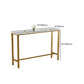 Glam Style Bar Set 1/3/5 Pieces Faux Marble Pub Table with Solid Back Stool Clearhalo 'Bar Furniture' 'furn' 'furn_home_bar_bar_sets' 'Furniture' 'Home Bars & Bar Sets' 'home_bar_bar_sets' 'Kitchen & Dining Furniture' 6687546