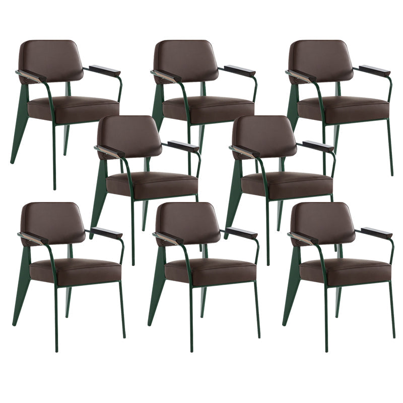 Sedie da pranzo in pelle PU Sedia da pranzo da pranzo in cucina contemporanea