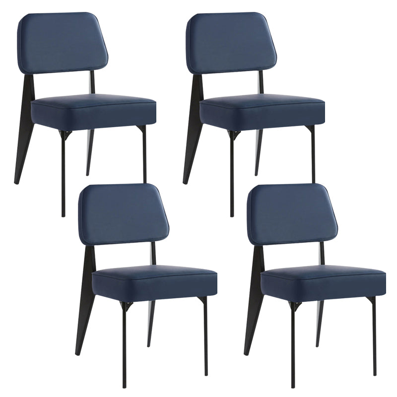 Sedie da pranzo in pelle PU Sedia da pranzo da pranzo in cucina contemporanea