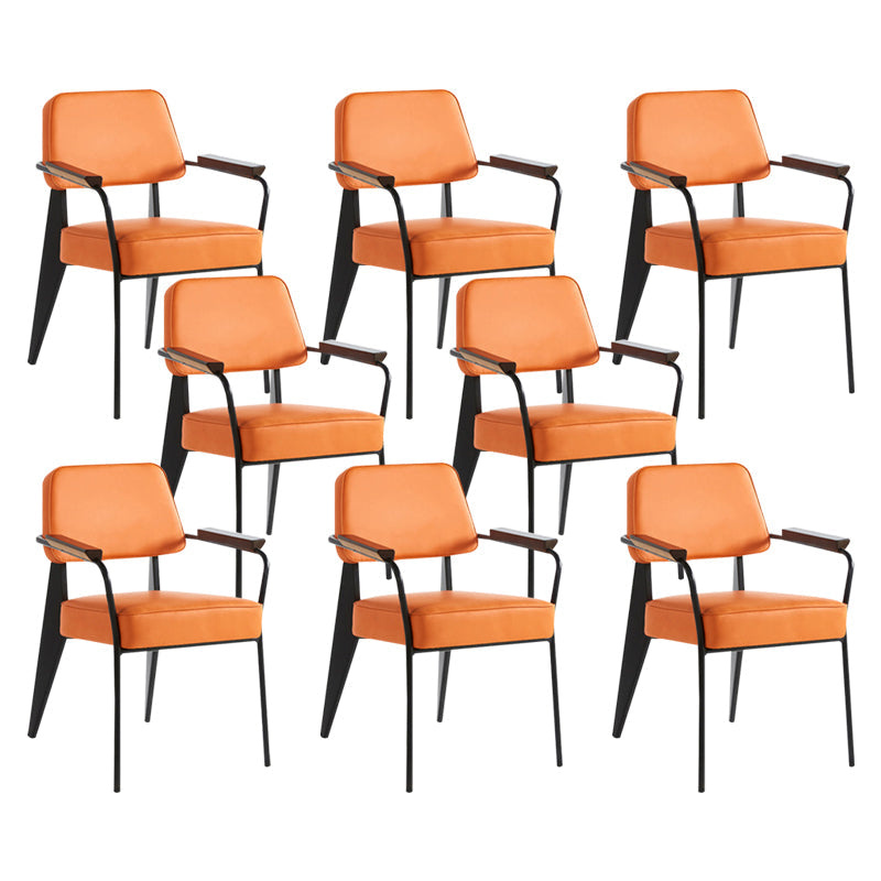 Sedie da pranzo in pelle PU Sedia da pranzo da pranzo in cucina contemporanea