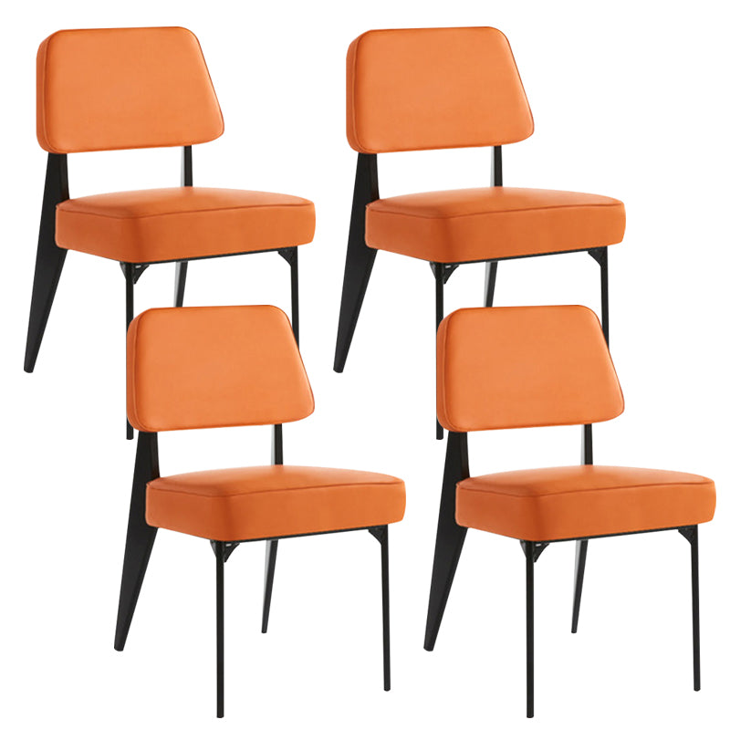 Sedie da pranzo in pelle PU Sedia da pranzo da pranzo in cucina contemporanea