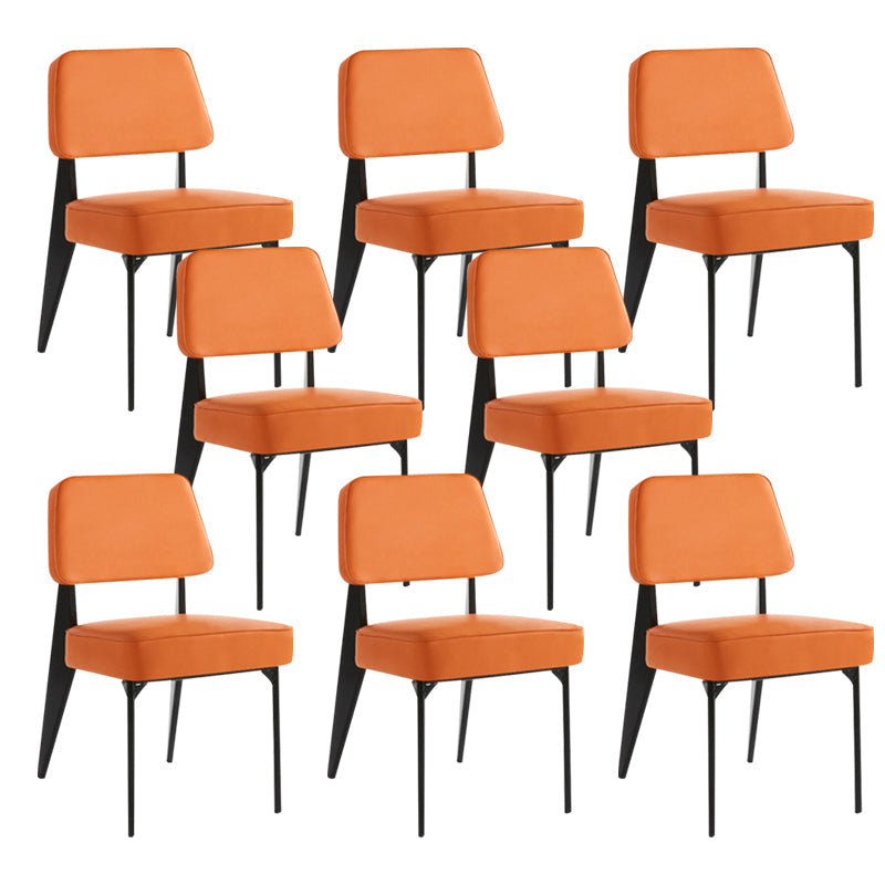 Sedie da pranzo in pelle PU Sedia da pranzo da pranzo in cucina contemporanea