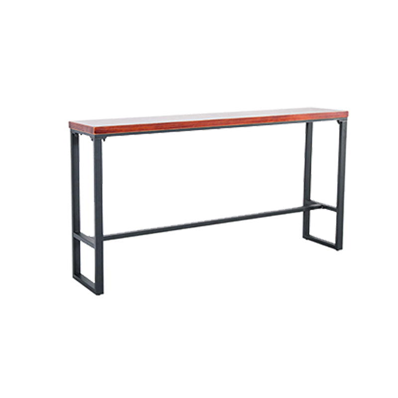 Solid Wood Bar Table Industrial Style Dining Table for Kitchen Clearhalo 'Bar Furniture' 'Bar Tables' 'bar_tables' 'furn' 'furn_bar_tables' 'Furniture' 'Kitchen & Dining Furniture' 6689524