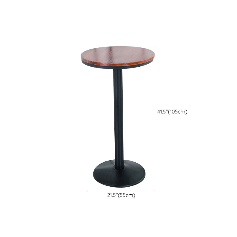 Solid Wood Bar Table Industrial Style Dining Table for Kitchen Clearhalo 'Bar Furniture' 'Bar Tables' 'bar_tables' 'furn' 'furn_bar_tables' 'Furniture' 'Kitchen & Dining Furniture' 6689532