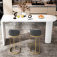 Contemporary White Double Pedestal Bar Table Wood and Iron Bar Dining Table 78.7"L x 15.7"W x 41.3"H Without Chairs Clearhalo 'Bar Furniture' 'Bar Tables' 'bar_tables' 'furn' 'furn_bar_tables' 'Furniture' 'Kitchen & Dining Furniture' 6689618