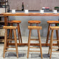 Modern Style Bistro Bar Table Rectangle Solid Wood Bar Table
