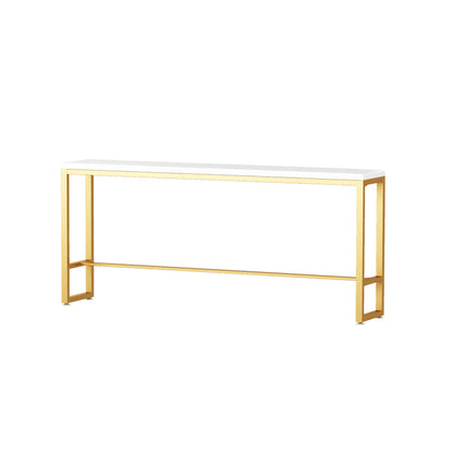 Pine Solid Wood Bar Height Table Glam Rectangle Indoor Bar Table Without Chairs Clearhalo 'Bar Furniture' 'Bar Tables' 'bar_tables' 'furn' 'furn_bar_tables' 'Furniture' 'Kitchen & Dining Furniture' 6689812