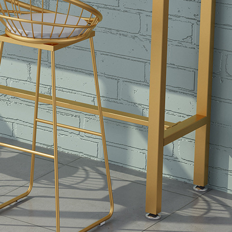 Pine Solid Wood Bar Height Table Glam Rectangle Indoor Bar Table Clearhalo 'Bar Furniture' 'Bar Tables' 'bar_tables' 'furn' 'furn_bar_tables' 'Furniture' 'Kitchen & Dining Furniture' 6689813