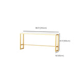 Kiefer Massivholzstangenhöhe Tisch Glam Rechteck Innenstange Tisch