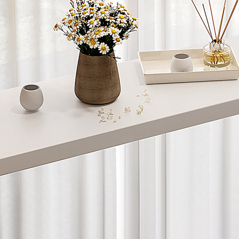 Modern White Bistro Bar Table Rectangle Solid Wood Bar Table for Home Clearhalo 'Bar Furniture' 'Bar Tables' 'bar_tables' 'furn' 'furn_bar_tables' 'Furniture' 'Kitchen & Dining Furniture' 6689828
