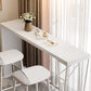 Modern White Bistro Bar Table Rectangle Solid Wood Bar Table for Home Clearhalo 'Bar Furniture' 'Bar Tables' 'bar_tables' 'furn' 'furn_bar_tables' 'Furniture' 'Kitchen & Dining Furniture' 6689831