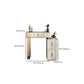 Glam Mirrored Vanity Desk Bedroom Vanity Dressing Table with Drawer