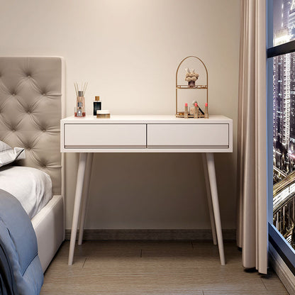 Tavolo da letto moderno a specchio illuminato tavolo da letto con set di feci