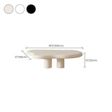 35" Wide Contemporary Coffee Table Wooden Coffee Cocktail Table