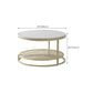 16"H Contemporary Coffee Table White Coffee Cocktail Table with Storage Clearhalo 'Coffee & Accent Tables' 'Coffee Tables' 'coffee_tables' 'furn' 'furn_coffee_tables' 'Furniture' 'Living Room Furniture' 6691993