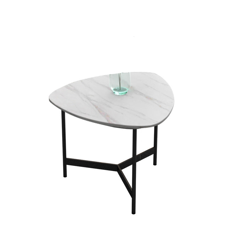 Modern Slate Bunching Tables Free-Form Coffee Table Set with 3 Legs 22"L x 22"W x 20"H White Clearhalo 'Coffee & Accent Tables' 'Coffee Tables' 'coffee_tables' 'furn' 'furn_coffee_tables' 'Furniture' 'Living Room Furniture' 6691998
