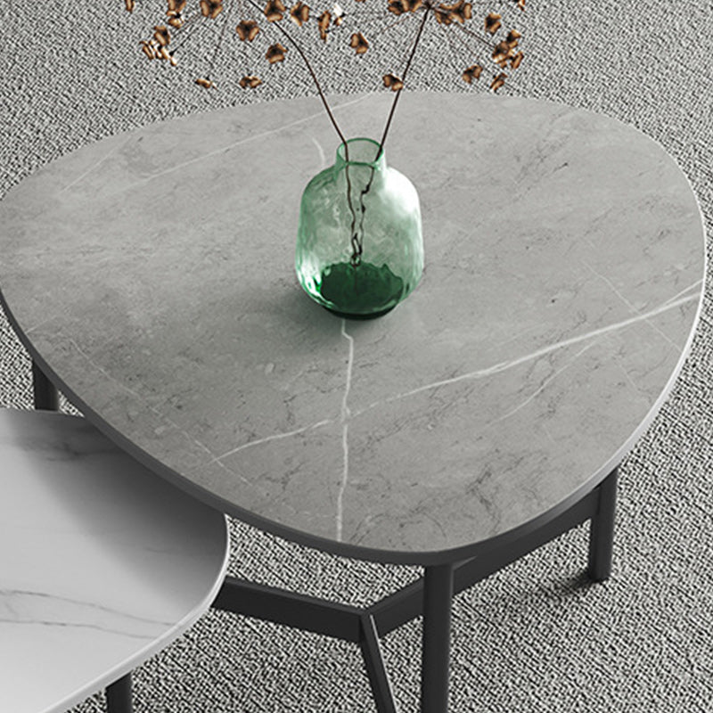 Modern Slate Bunching Tables Free-Form Coffee Table Set with 3 Legs Clearhalo 'Coffee & Accent Tables' 'Coffee Tables' 'coffee_tables' 'furn' 'furn_coffee_tables' 'Furniture' 'Living Room Furniture' 6692009