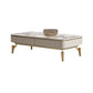 4 Legs Cocktail Table Modern Rectangle Single Coffee Table with 4 Drawers Gold Clearhalo 'Coffee & Accent Tables' 'Coffee Tables' 'coffee_tables' 'furn' 'furn_coffee_tables' 'Furniture' 'Living Room Furniture' 6692102