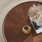 Modern Round Wood Single Coffee Table Pedestal Bunching Tables Clearhalo 'Coffee & Accent Tables' 'Coffee Tables' 'coffee_tables' 'furn' 'furn_coffee_tables' 'Furniture' 'Living Room Furniture' 6692123