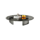 3 Legs Glass Single Coffee Table Tropical No Distressing Coffee Table
