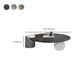 Tropical Round Cocktail Table Glass Pedestal Single Coffee Table Clearhalo 'Coffee & Accent Tables' 'Coffee Tables' 'coffee_tables' 'furn' 'furn_coffee_tables' 'Furniture' 'Living Room Furniture' 6692279