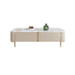 Rectangle Storage Coffee Table Glam Slate Cocktail Table with 4 Legs
