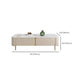 Rectangle Storage Coffee Table Glam Slate Cocktail Table with 4 Legs