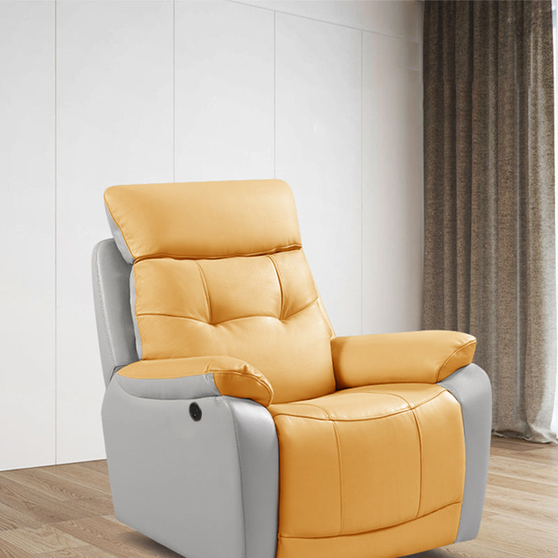 38" Wide Standard Recliner Genuine Leather Single Recliner Chair