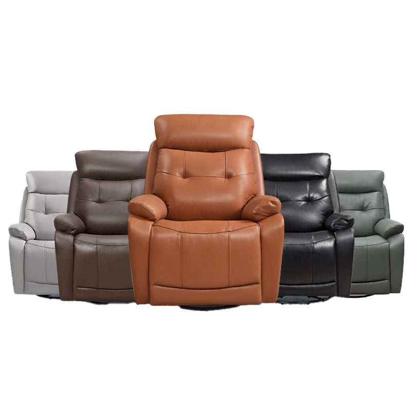 38" Wide Standard Recliner Genuine Leather Single Recliner Chair