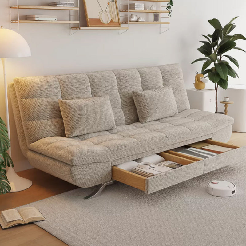 25 "Wide Glam Sofa Bed Futon Cushion Back Sleeper Sofa met opslag