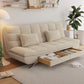 25 "Wide Glam Sofa Bed Futon Cushion Back Sleeper Sofa met opslag