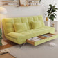 25 "Wide Glam Sofa Bed Futon Cushion Back Sleeper Sofa met opslag