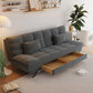 25 "Wide Glam Sofa Bed Futon Cushion Back Sleeper Sofa met opslag