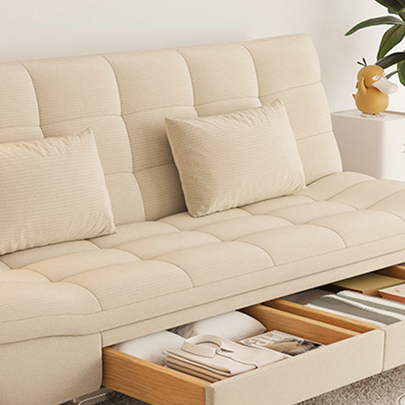 25 "Wide Glam Sofa Bed Futon Cushion Back Sleeper Sofa met opslag