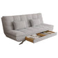 25 "Wide Glam Sofa Bed Futon Cushion Back Sleeper Sofa met opslag