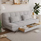 25 "Wide Glam Sofa Bed Futon Cushion Back Sleeper Sofa met opslag