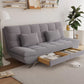 25 "Wide Glam Sofa Bed Futon Cushion Back Sleeper Sofa met opslag